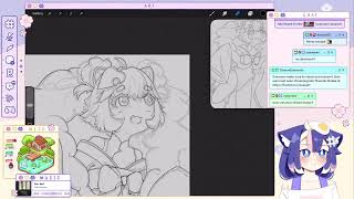 [8/23/2026] Coworking, Chill Art + Gaming🌸♡ ≽^•⩊•^≼