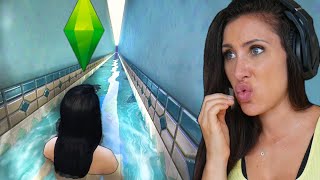 Ich nötige die Sims durch einen 1000 Kilometer langen Pool zu schwimmen! Sims 4