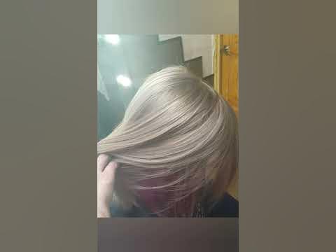 Скрытое окрашивание блонд - YouTube
