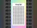 find odd number// #shorts #trending #viral #puzzle #youtubeshorts #gkinhindi #gkquestion #iqtest