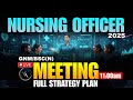 FULL STATERGY PLAN //OSSSC NURSING OFFICER 2026 //VIDYANUBHAB//SATYA SIR