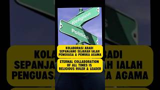 Kolaborasi Abadi Sepanjang Sejarah Ialah Penguasa & Pemuka Agama. #religion #politik