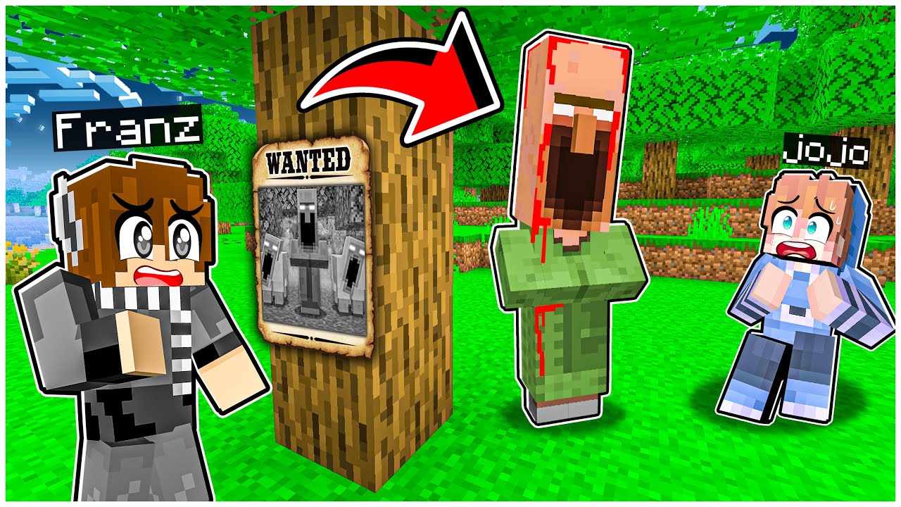 FRANZ & JOJO TEROR HANTU VILLAGER MENGERIKAN di MINECRAFT❗❗