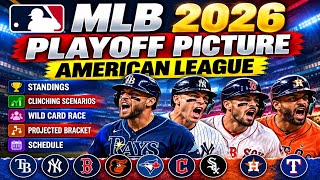 MLB Playoff Picture 2026 🔥 American League Standings, Wild Card Race & Playoff Scenarios 2026 