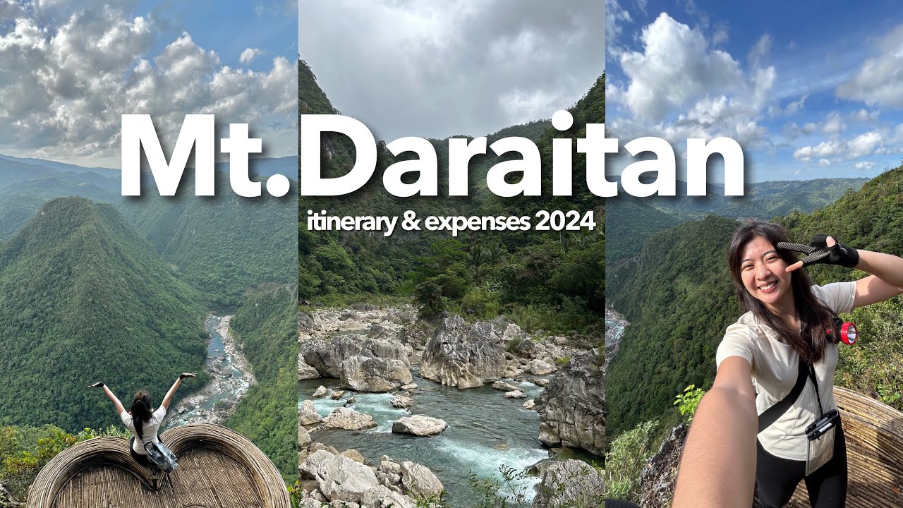 MT.DARAITAN HIKE & TINIPAK RIVER | itinerary & expenses 2024