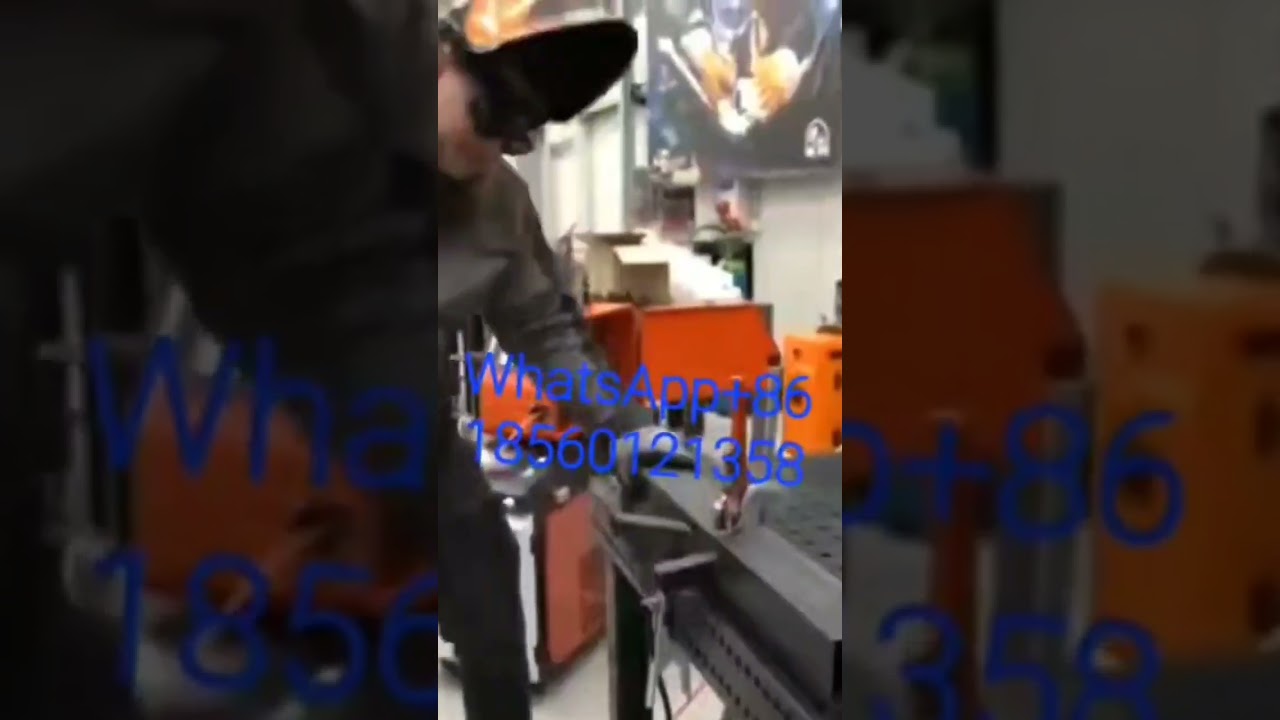 Violent test welding effect