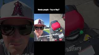 Honda battery lawn mower