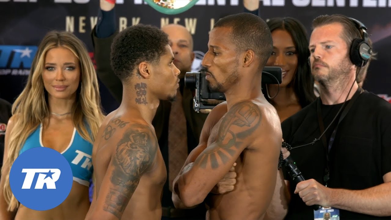 Shakur Stevenson and Robson Conceicao Final Faceoff Before Tomorrows Main event