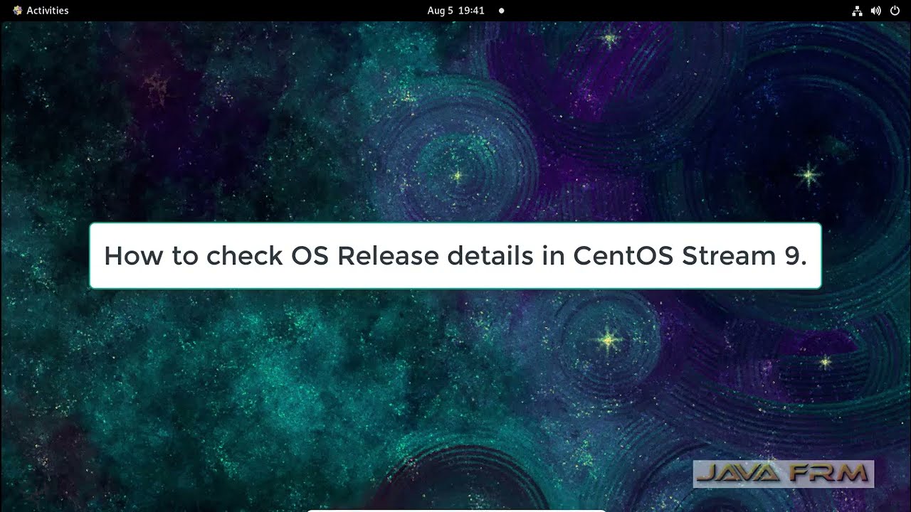 How to check OS Release Version on CentOS Stream 9