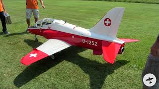 GIANT 1:3,75 SCALE RC BAE HAWK T1 PRECISE & SMOOTH FLIGHT