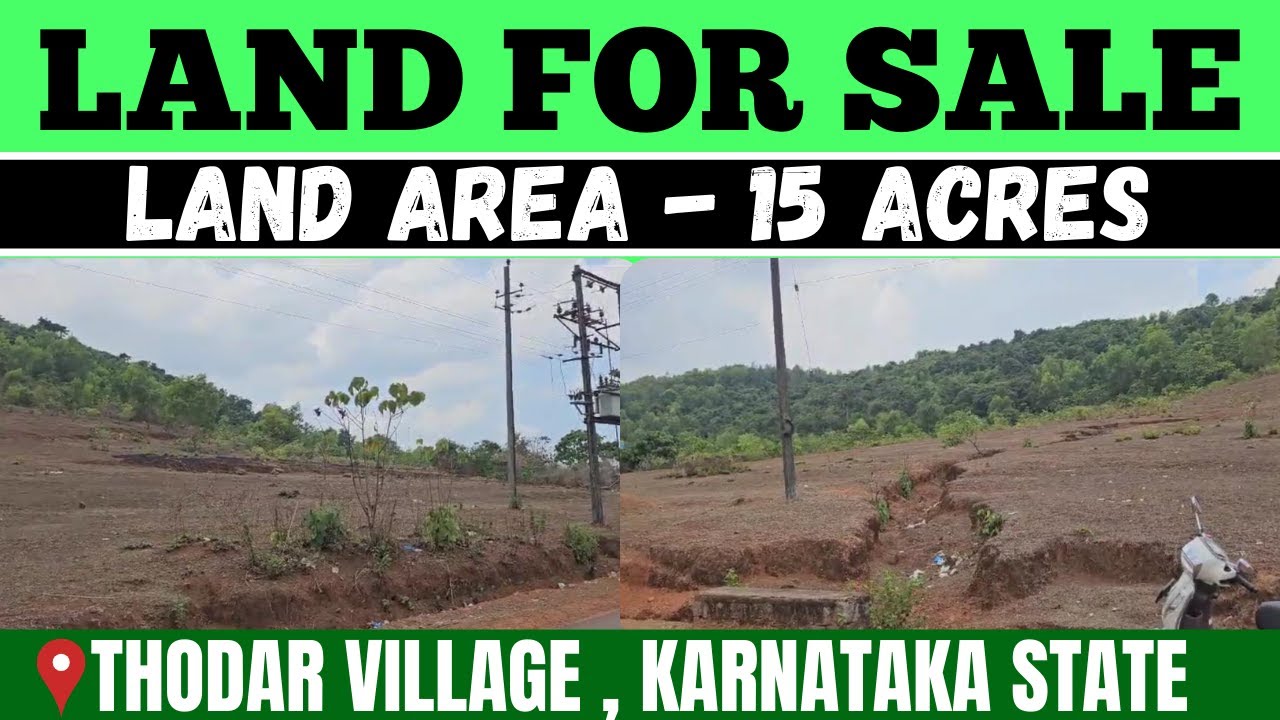 MANGALORE 15 ACRES AGRICULTURE LAND FOR SALE KAIKAMBA KARNATAKA