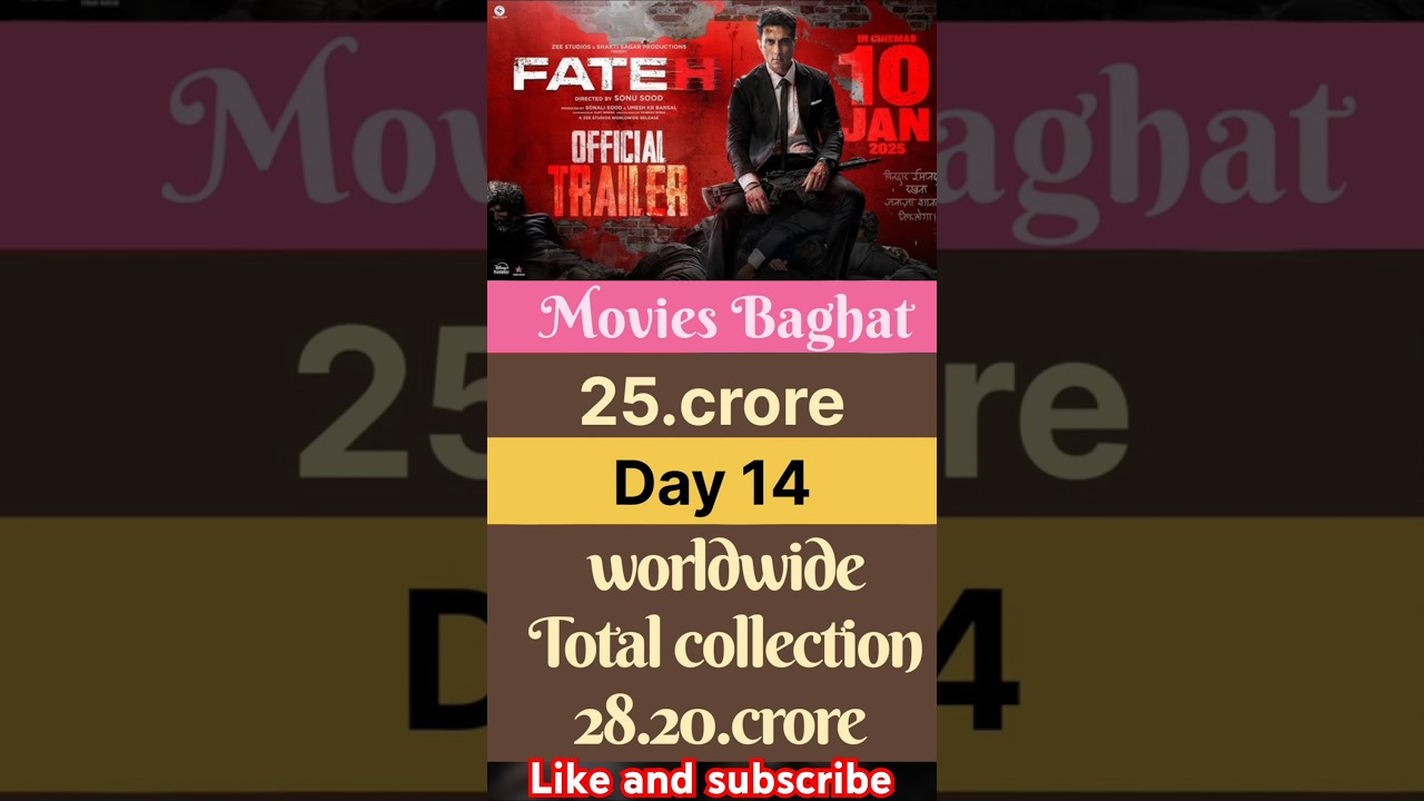 Fateh movie box office collection Collection 💸💸 