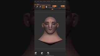 Sculpting Stylized Head Time-lapse