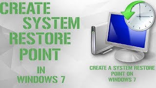 How To Make a System restore point on windows 7 Very Easily