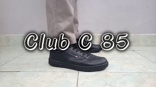 black reebok c85