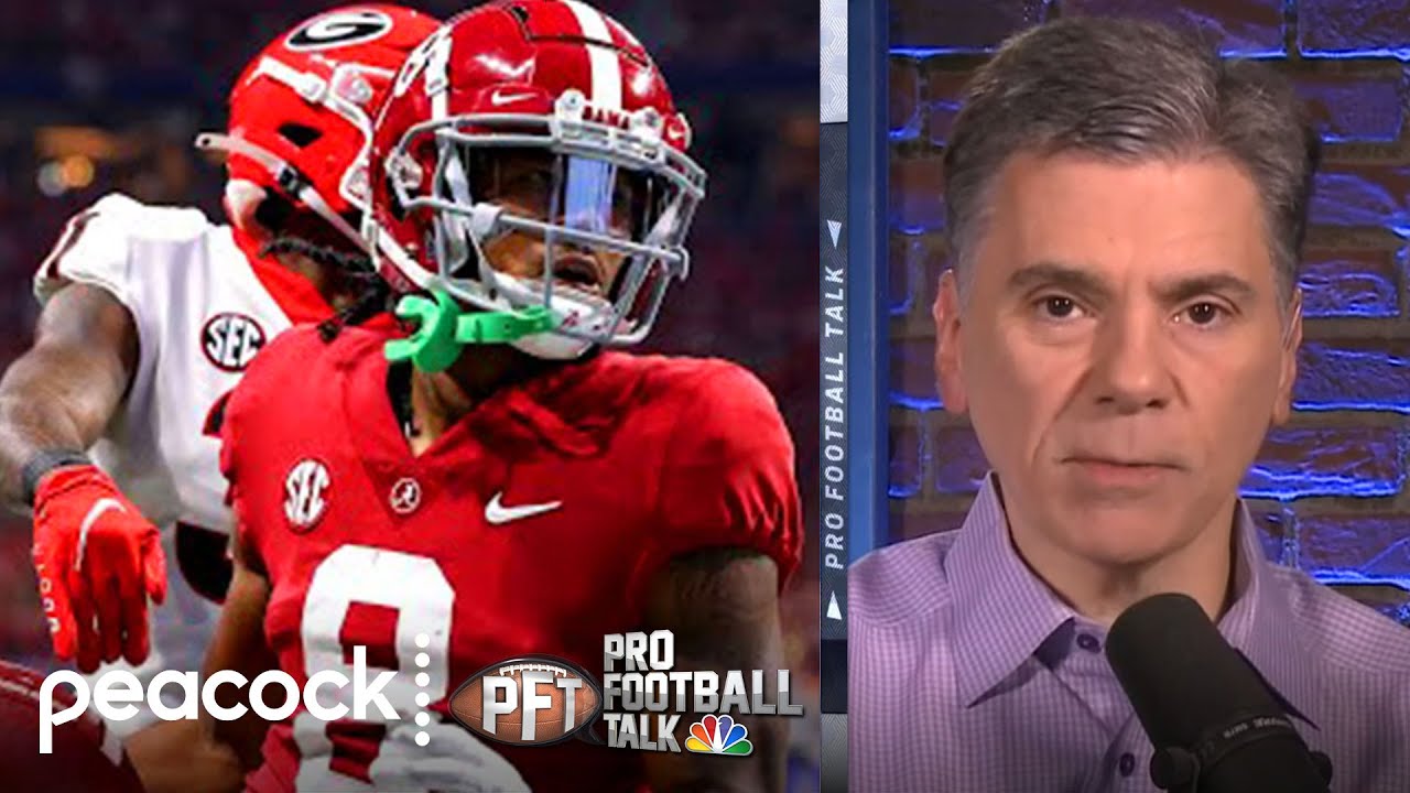 NFL Combine 2022: John Metchie's family fostered love of football abroad (FULL) | PFT | NBC Sports