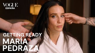 María Pedraza: así se preparó para el Lancôme Skin Science Club | Getting Ready | VOGUE España