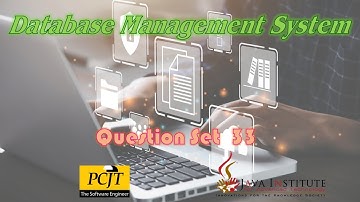DBMS Question Set 33 | Java Institute | Rashintha Jerom