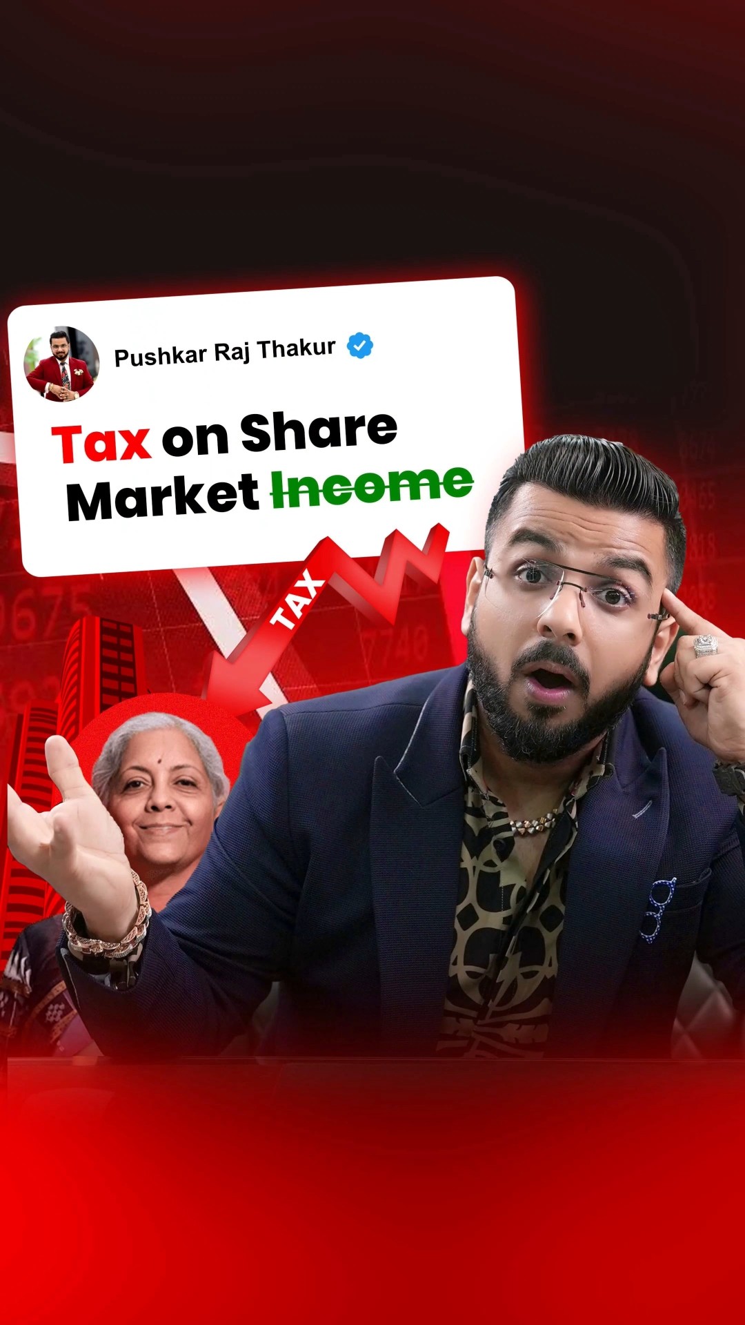 Tax on Stock Market Income #Day11
