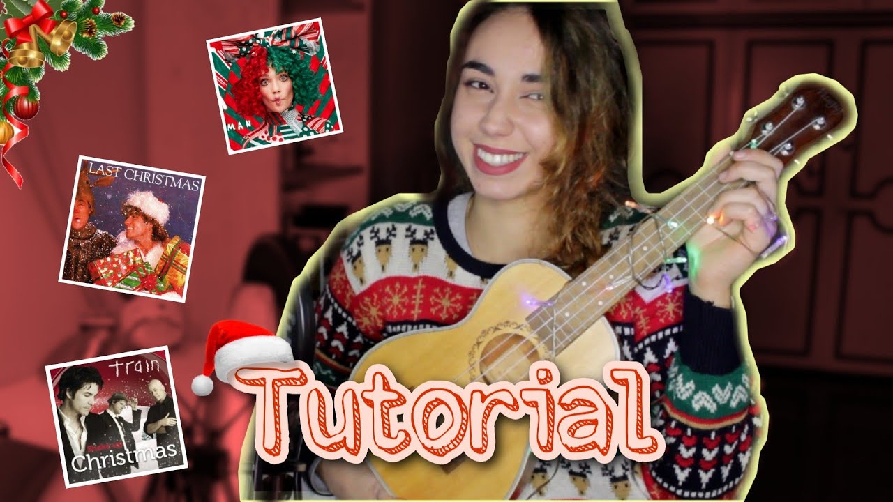 TUTORIAL Canzoni di Natale con l'UKULELE! Super semplice Gua/Gloria Paola Bossi