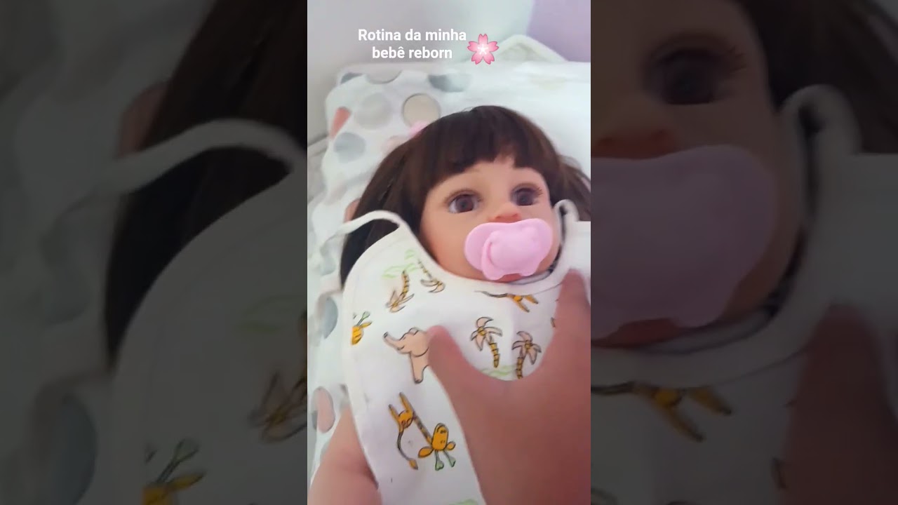 rotina da minha bebê reborn