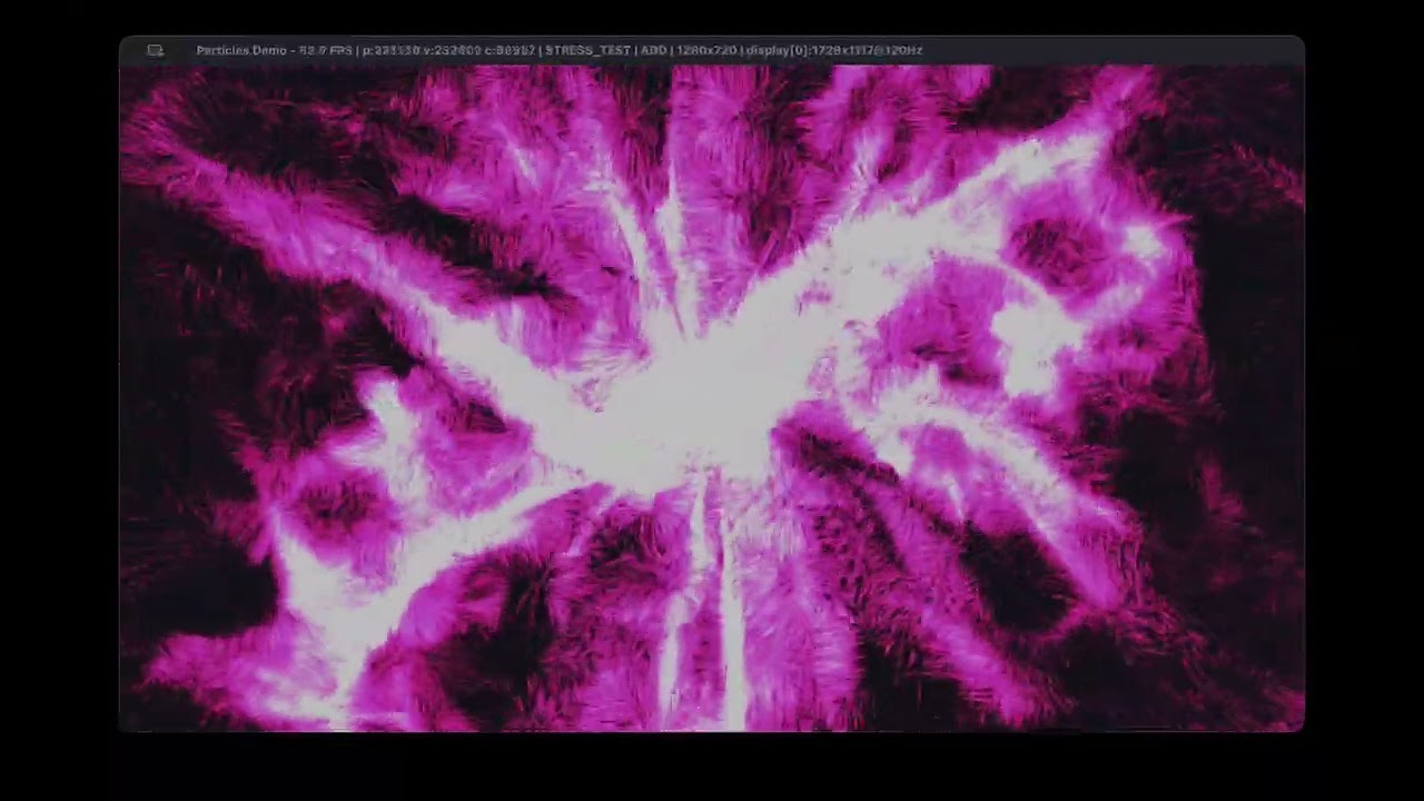 wip particle system demo (cherry blossoms)