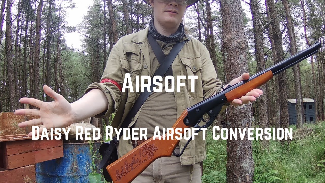 Daisy Red Ryder Airsoft Conversion and gameplay Custom Airsoft YouTube