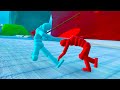 Dynamic AI Trains to Fight in NPC Wars! with active ragdoll physics#2
