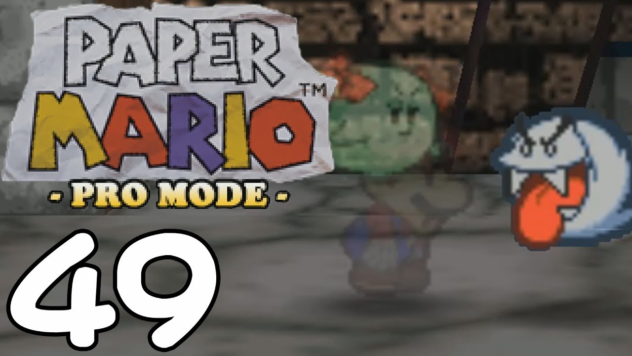 Paper Mario Pro Mode BLIND [49] "Upgrade Block Fever" YouTube