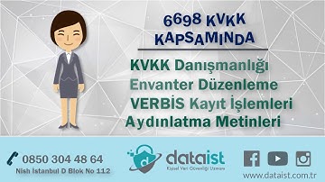 Dataist Danışmanlık - KVKK Uyum Süreci Yol Haritası