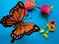 Paper craft || paper craft for kids || Butterfly || Simple Butterfly With Colour Paper