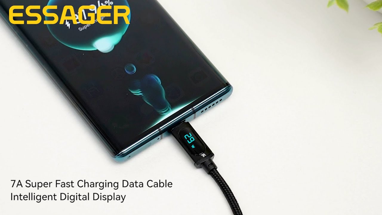 Essager Xiangyue LED USB 7A fast charging cable