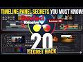 Lesson-6 Timeline Panel use Like a Pro � | DaVinci Resolve | Explained (No Confusion!) #tutorial