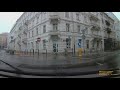 Driving in Warsaw downtown (rainy sunday) / Jazda przez śródmieście Warszawy (deszczowa niedziela)