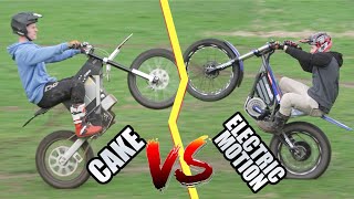 ELECTRIC MOTOCROSS BIKE VS ELECTRIC TRIAL BIKE!