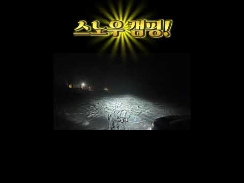 스노우캠핑 / 겨울캠핑 / 폭설캠핑
