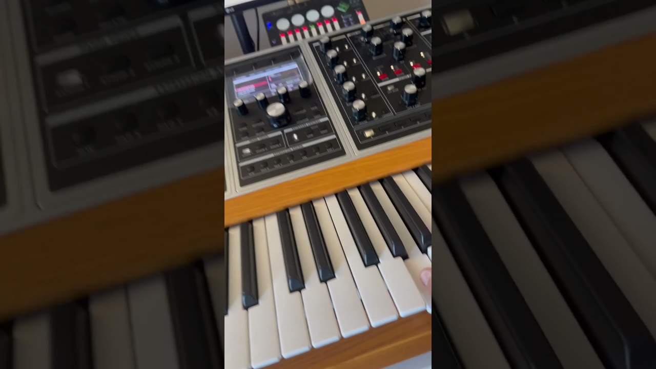 Moog One can definitely sound &ldquo;vintage&rdquo; if you want it to 🎛️🎹👌🏾