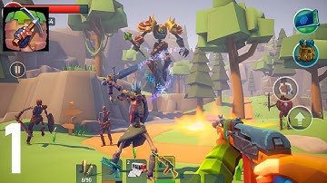 Tegra: Crafting and Building Survival Shooter Gameplay Walkthrough Part 1