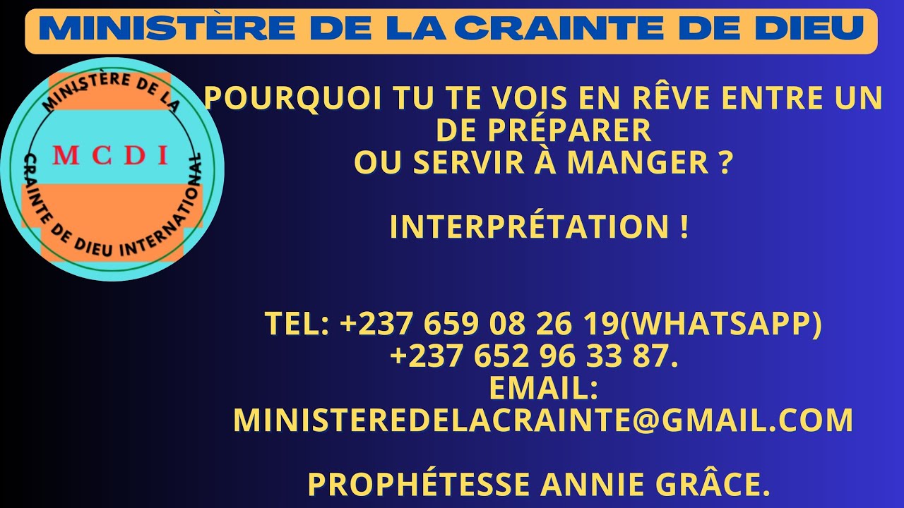 voici l'explication du rêve préparer et servir à manger.