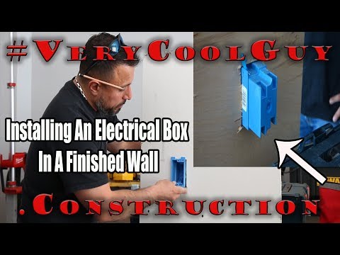 Video: Installing an outlet in drywall: instructions. Installation of socket boxes
