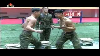 КНДР  Тренировка бойцов спецназа