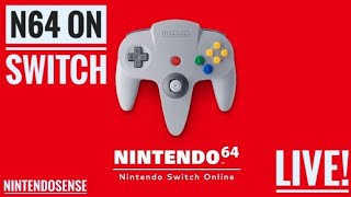 N64 Nintendo Switch Online!