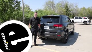 etrailer | Curt Class III Trailer Hitch Installation  2018 Jeep Grand Cherokee