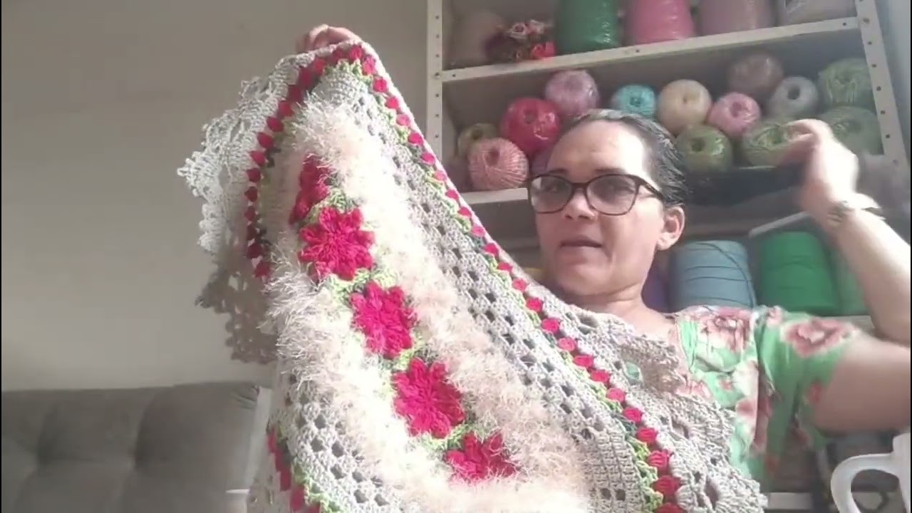 MOSTRANDO MINHAS PRONTAS ENTREGAS❤️🪡🧶@atelielorencroche @YouTube @youtubepresents 