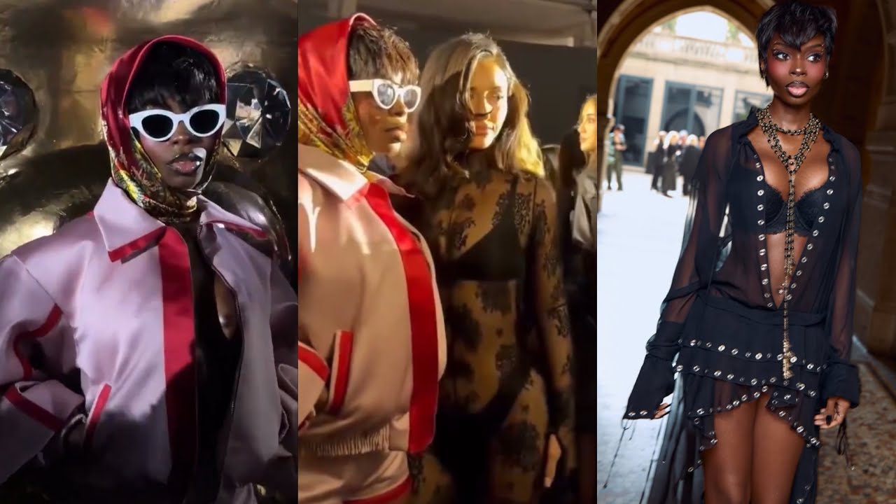 Olandria Links Up with Leah Kateb + More Looks from Milan Fashion Week