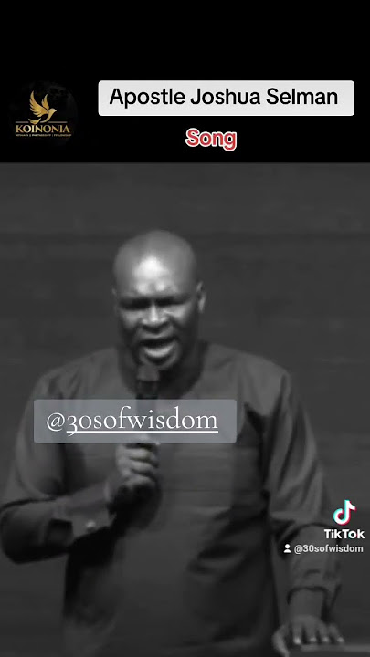 Hallelujah Song by Apostle Joshua Selman #apostlejoshuaselman #songs #koinoniaglobal #koinonia