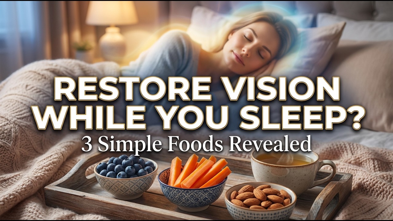 Blurry Vision After 40? These 3 Bedtime Foods Repair Your Eyes While You Sleep
