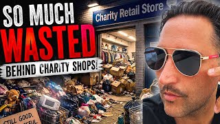 DUMPSTER DIVING AT THE CHARITY STORE! So MANY PERFECT ITEMS THROWN AWAY! 😭