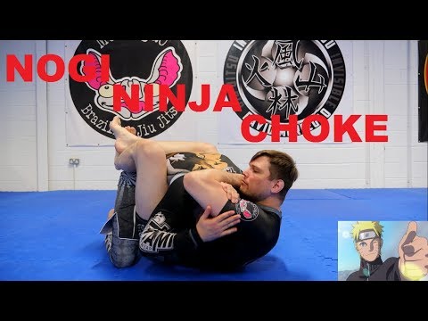 Nogi Ninja Choke from Closed Guard - Including a Variation for Short Arms