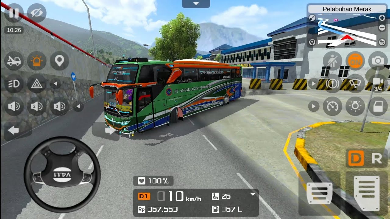 Otw Simulator Display OTW PEL. BAKAUHEUNI BUS A.L.S FULL MODIFIKASI ~ Bus Simulator Indonesia ...